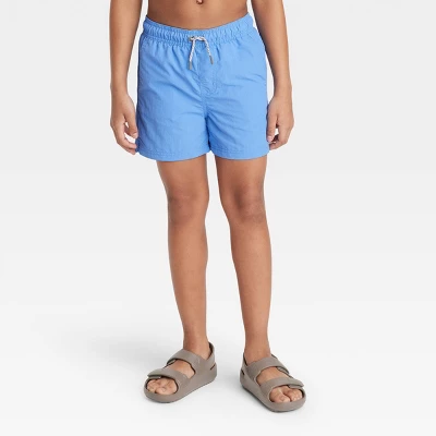 Boys' Solid Swim Trunks - Art Class™ Blue 3 Boys' Solid Swim Trunks - Art Class™ Blue - Image 3