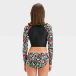 Girls' Floral Printed Rash Guard Set - Art Class™ Black 6 Girls' Floral Printed Rash Guard Set - Art Class™ Black -Daily Kid Wear Shop GUEST 0728b504 9d4f 448a af44 97a0648d67e5