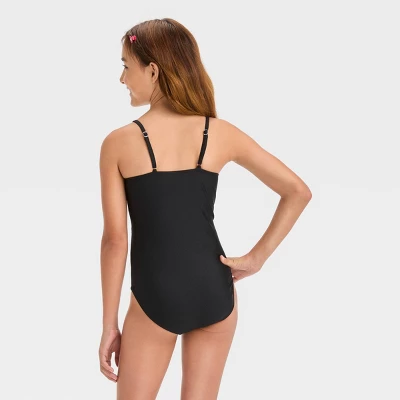 Girls' 'Free Spirit' Solid One Piece Swimsuit - Art Class™ 2 Girls' 'Free Spirit' Solid One Piece Swimsuit - Art Class™ - Image 2