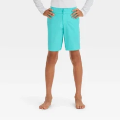 Boys' Hybrid Solid Swim Shorts - Art Class™ Turquoise Green -Daily Kid Wear Shop GUEST 0fd6f76c 99e3 4021 886c f0782d31774f