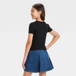 Girls' Short Sleeve Knit Sweater - Art Class™