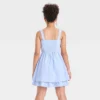 Girls' Ruched Fit & Flare Empire Waist Mini Dress - Art Class™