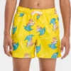 Boys' Snail Surfing Swim Shorts - Art Class™ Yellow