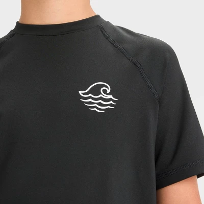 Boys' Wave Rash Guard Top - Art Class™ 1 Boys' Wave Rash Guard Top - Art Class™
