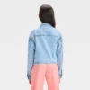 Girls' Denim Jacket - Art Class™ Light Wash