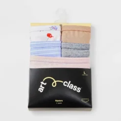 Girls' 5pk 'Cherries' Brushed Microfiber Hipster Underwear - Art Class™