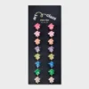 Girls' 16pk Flower Micro Mini Claw Clips - Art Class™: Fashion Hair Accessories, Acrylic Material, Ages 10-12