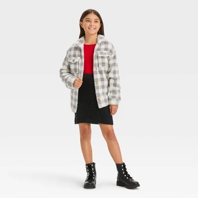 Girls' Fuzzy Ribbed Sweater Skirt - Art Class™ 2 Girls' Fuzzy Ribbed Sweater Skirt - Art Class™ - Image 2