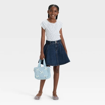 Girls' Pleated Denim Mini Skirt - Art Class™ 2 Girls' Pleated Denim Mini Skirt - Art Class™ - Image 2