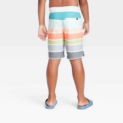 Boys' Striped Board Shorts - Art Class™ 2 Boys' Striped Board Shorts - Art Class™ - Image 2