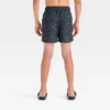 Boys' Summer Icons Printed Swim Trunks - Art Class™ Black