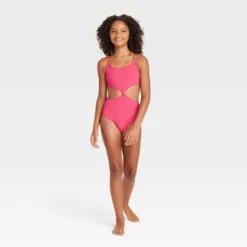Girls' Summer Heat One Piece Swimsuit - Art Class™ Pink 5 Girls' Summer Heat One Piece Swimsuit - Art Class™ Pink -Daily Kid Wear Shop GUEST 2509c153 9222 4270 8fea 6ec511dc226e