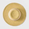 Girls' Striped Paper Straw Hat - Art Class™
