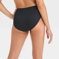 Girls' Solid Bikini Swim Bottom - Art Class™ Heather Black