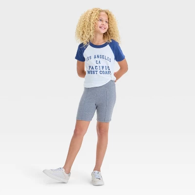 Girls' Long Bike Shorts - Art Class™ 2 Girls' Long Bike Shorts - Art Class™ - Image 2