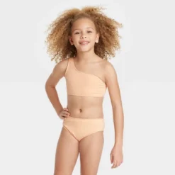 Girls' Solid Vacay Mode Bikini Sets - Art Class™ Peach Orange -Daily Kid Wear Shop GUEST 35e2af41 d7b4 4a97 a248 0ba381ac9479