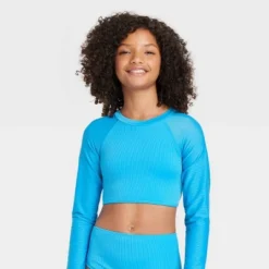 Girls' Cyber Long Sleeve Bikini Top - Art Class™ Turquoise Blue 5 Girls' Cyber Long Sleeve Bikini Top - Art Class™ Turquoise Blue -Daily Kid Wear Shop GUEST 3836fbd9 f743 4bb2 abd3 c887d141473e