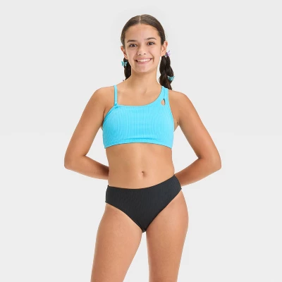 Girls' Solid Bikini Swim Top - Art Class™ 2 Girls' Solid Bikini Swim Top - Art Class™ - Image 2