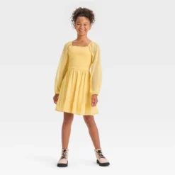 Girls' Smocked Bodice Chiffon Dress - Art Class™ 5 Girls' Smocked Bodice Chiffon Dress - Art Class™ -Daily Kid Wear Shop GUEST 3b750de4 eef2 4aa1 bb60 80ea04fa4546