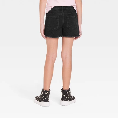 Girls' Mid-Rise Jean Shorts - Art Class™ 1 Girls' Mid-Rise Jean Shorts - Art Class™