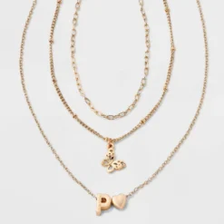 Girls' Initial With Choker And Layered Necklace Set - Art Class™ Gold 37 Girls' Initial With Choker And Layered Necklace Set - Art Class™ Gold -Daily Kid Wear Shop GUEST 47d1d967 1fc5 49a6 9515 21bbc38cb634