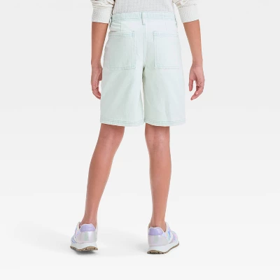 Girls' Mid-Rise Baggy Bermuda Denim Shorts - Art Class™ 1 Girls' Mid-Rise Baggy Bermuda Denim Shorts - Art Class™