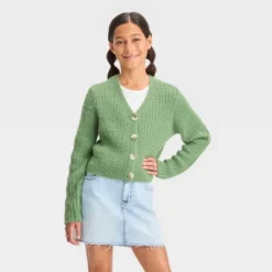 Girls' Cropped Fuzzy Cardigan Sweater - Art Class™ 5 Girls' Cropped Fuzzy Cardigan Sweater - Art Class™ -Daily Kid Wear Shop GUEST 4efc5546 af11 477a b30d 0481740099cb