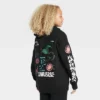Boys' 'Trust The Universe' Graphic Hooded Sweatshirt - Art Class™ Black