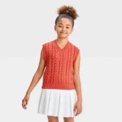 Girls' Cable Knit Sweater Vest - Art Class™ 5 Girls' Cable Knit Sweater Vest - Art Class™ -Daily Kid Wear Shop GUEST 51b2de1e 05b0 4fd9 96d4 8e988e72271f