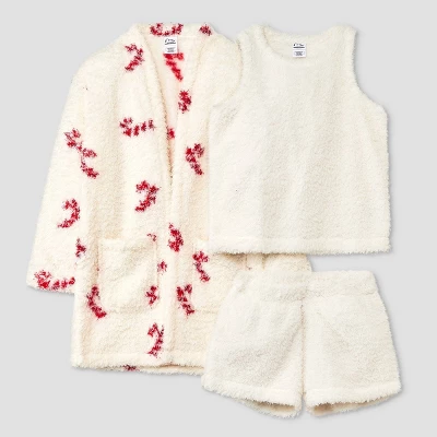 Girls' 3pc Marshmallow Fleece Pajama Set - Art Class™ 6 Girls' 3pc Marshmallow Fleece Pajama Set - Art Class™ - Image 6