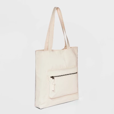 Girls' Canvas Photo Print Zipper Tote Bag - Art Class™ Cream 1 Girls' Canvas Photo Print Zipper Tote Bag - Art Class™ Cream