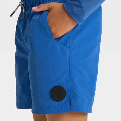 Boys' Solid Trunks - Art Class™ Blue 2 Boys' Solid Trunks - Art Class™ Blue - Image 2