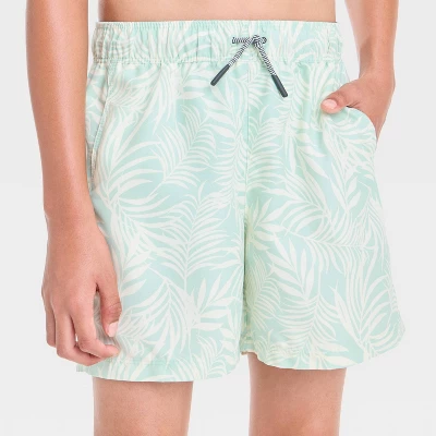 Boys' Palm Leaf Printed Swim Shorts - Art Class™ 2 Boys' Palm Leaf Printed Swim Shorts - Art Class™ - Image 2