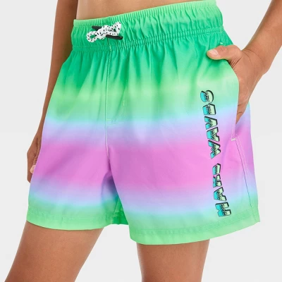 Boys' Ombre Design Swim Shorts - Art Class™