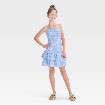 Girls' Drop Waist Sleeveless Dress - Art Class™ 2 Girls' Drop Waist Sleeveless Dress - Art Class™ - Image 2
