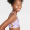 Girls' Snake Bite Animal Bikini Set - Art Class™ Purple