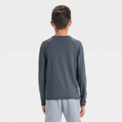 Boys' Long Sleeve Solid Rash Guard Top - Art Class™ Mint Green 1 Boys' Long Sleeve Solid Rash Guard Top - Art Class™ Mint Green