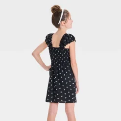 Girls' Cap Sleeve Mini Dress - Art Class™