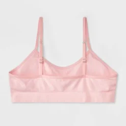 Girls' 2pk 'Floral' Seamless Ruched Bra - Art Class™ White