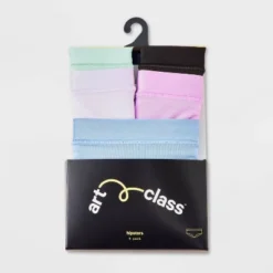 Girls' 5pk Hipster Underwear - Art Class™ Black