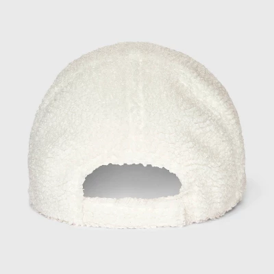Girls' Shearling Baseball Hat - Art Class™ Cream 1 Girls' Shearling Baseball Hat - Art Class™ Cream