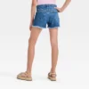 Girls' Mid Rise Denim Shorts - Art Class™ Blue