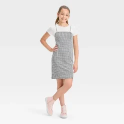 Girls' 2 For 1 Fitted Knit Dress - Art Class™ -Daily Kid Wear Shop GUEST 7af1ef71 c5b6 49de a071 5ade63408e6d