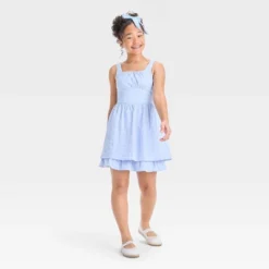 Girls' Ruched Fit & Flare Empire Waist Mini Dress - Art Class™ 3 Girls' Ruched Fit & Flare Empire Waist Mini Dress - Art Class™ -Daily Kid Wear Shop GUEST 7c3680fd 36f3 4ca7 baf1 2097ece81287