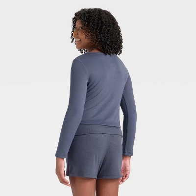 Girls' Cozy Rib-Knit Cardigan - Art Class™ 1 Girls' Cozy Rib-Knit Cardigan - Art Class™