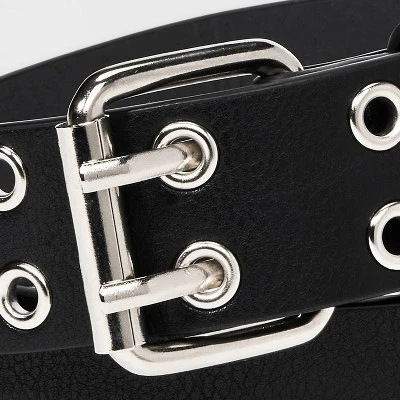 Kids' Belt With Silver Grommets - Art Class™ Black 2 Kids' Belt With Silver Grommets - Art Class™ Black - Image 2
