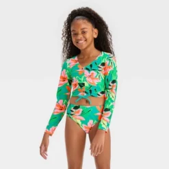 Girls' 'Abstract Blossoms' Floral Printed Rash Guard Set - Art Class™ Green 7 Girls' 'Abstract Blossoms' Floral Printed Rash Guard Set - Art Class™ Green -Daily Kid Wear Shop GUEST 80aede72 2b09 49f3 944b 46dc8392426d