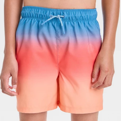 Boys' Tiles Printed Swim Shorts - Art Class™ Blue/Pink 2 Boys' Tiles Printed Swim Shorts - Art Class™ Blue/Pink - Image 2