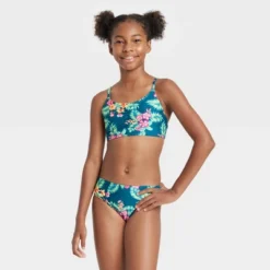 Girls' Tropic Daydream Bikini Set - Art Class™ Teal Blue 5 Girls' Tropic Daydream Bikini Set - Art Class™ Teal Blue -Daily Kid Wear Shop GUEST 82e8a87d f559 47db 9981 735c27dadc96