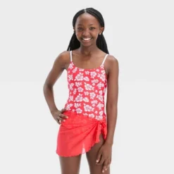 Girls' 'Hawaiian Retreat With Sarong' Swimwear Set - Art Class™ Red 7 Girls' 'Hawaiian Retreat With Sarong' Swimwear Set - Art Class™ Red -Daily Kid Wear Shop GUEST 85eeea76 8c09 4cbb a4a2 585bc35037e2